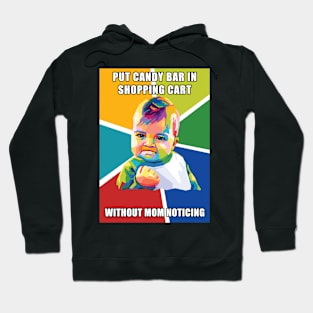 Shopping candy bar meme Pop Art Hoodie